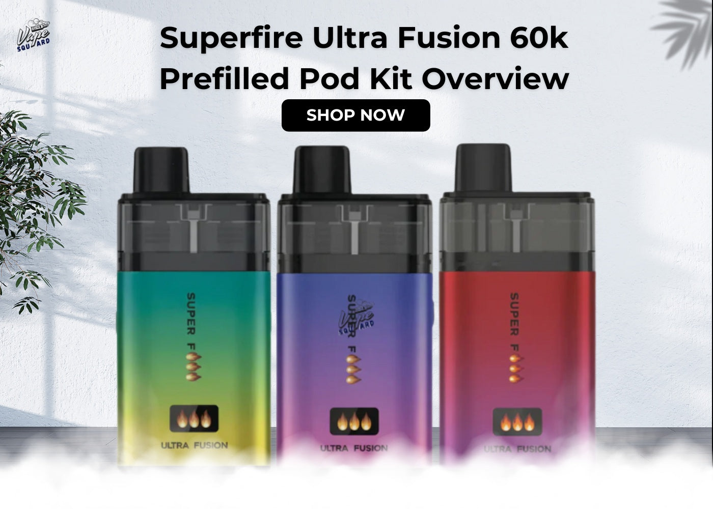 Superfire Ultra Fusion 60k Prefilled Pod Kit Overview