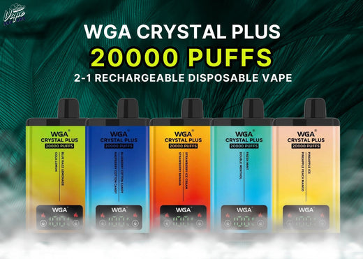 WGA Crystal Plus 20000 Vape 2-in-1 Disposable Vape WGA Crystal Plus 20000 Vape 2-in-1 Disposable Vape