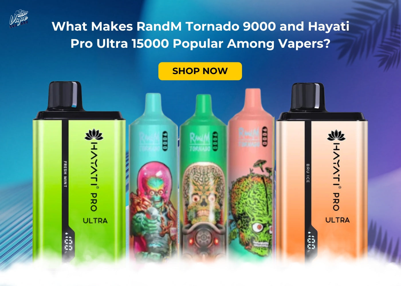 What Makes RandM Tornado 9000 and Hayati Pro Ultra 15000 Popular Among Vapers?
