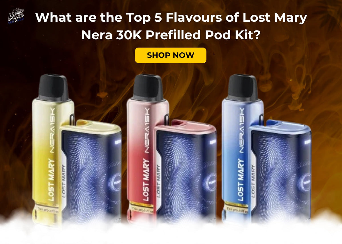 What are the Top 5 Flavours of Lost Mary Nera 30K Prefilled Pod Kit?