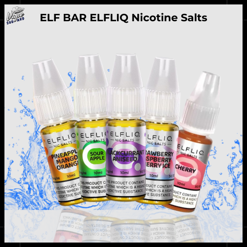ELF BAR ELFLIQ Nicotine Salts, Online Nic Salt From Vape Squard