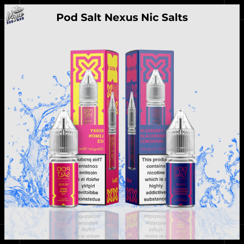 Pod Salt Nexus Nic Salts E-Liquid (Pack of 10), Buy Nic Salt Online