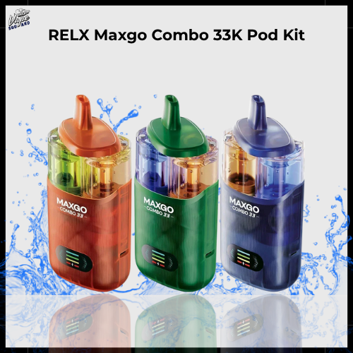 RELX Maxgo Combo 33K Prefilled Pod Kit