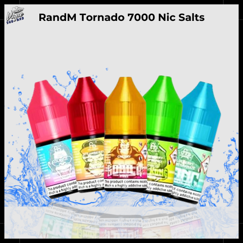 RandM Tornado 7000 Nic Salts 10ml, Online Vape Nic Salt Vape Squard