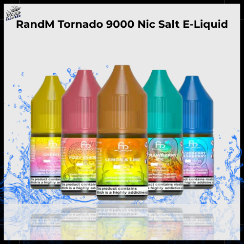 RandM Tornado 9000 Nic Salt E-Liquid - All Flavours RandM Tornado 9000 Nic Salt E-Liquid - All Flavours