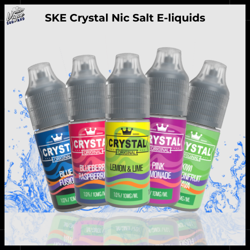 SKE Crystal Nic Salt E-liquids, Online Vape Nic Salt Vape Squard