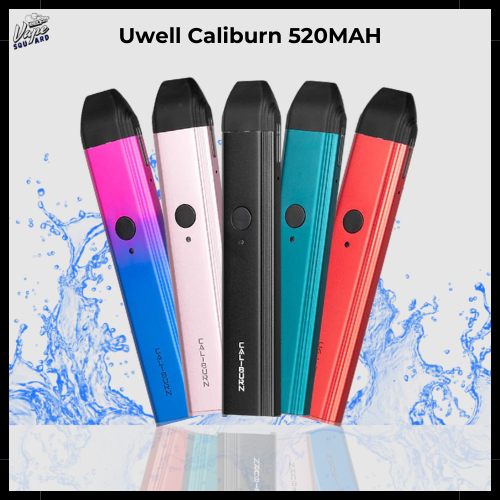 Uwell Caliburn Pod Vape Kit 520MAH, Vape Squard