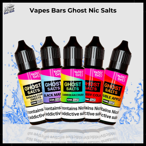 Vapes Bars Ghost Salts Nic Salt E-Liquid, Vape Squard Nic Salt