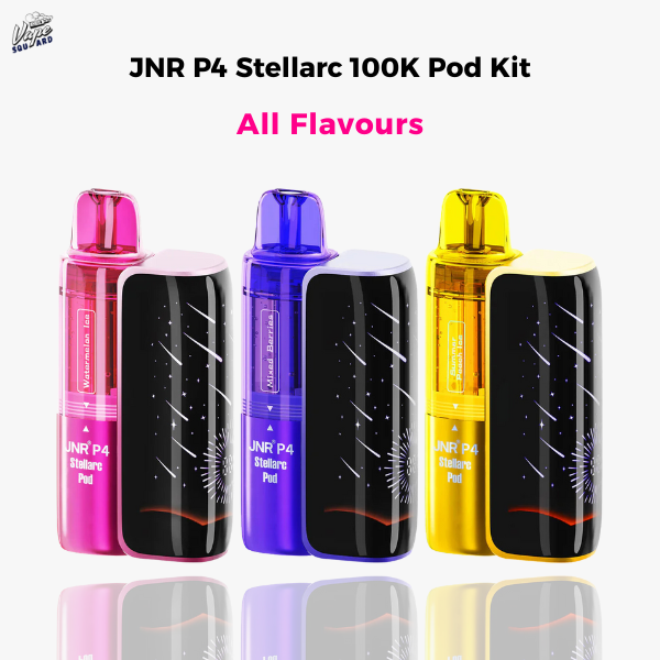JNR P4 Stellarc 100K Prefilled Pod Kit: The Ultimate Flavor Collection