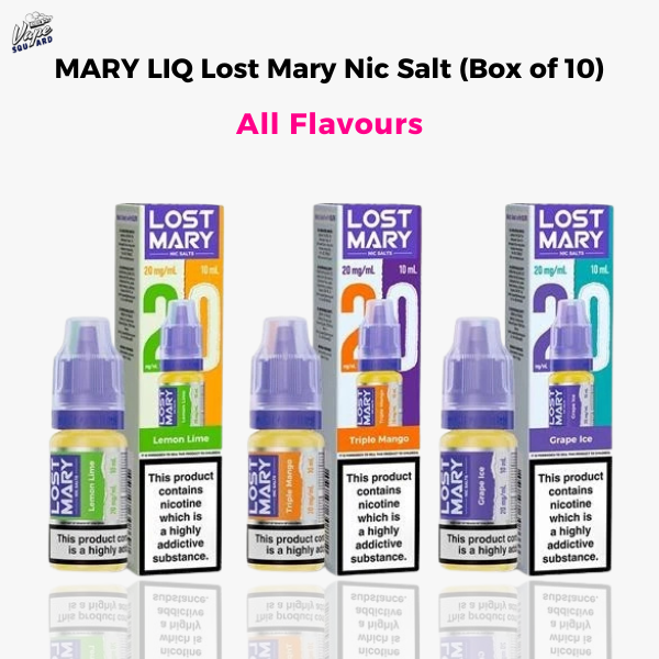 MARY LIQ Lost Mary Nic Salt (Box of 10)