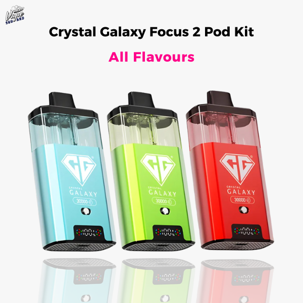 Crystal Galaxy 30K Focus 2 Prefilled Pod Kit: The Ultimate Flavor Collection