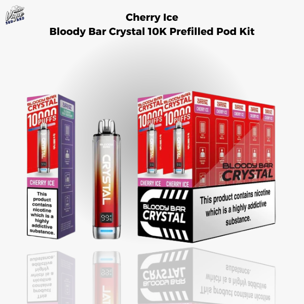 Cherry Ice Bloody Bar Crystal 10K Prefilled Pod Kit