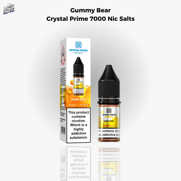 Gummy Bear Crystal Prime 7000 Nic Salts (Box of 10)
