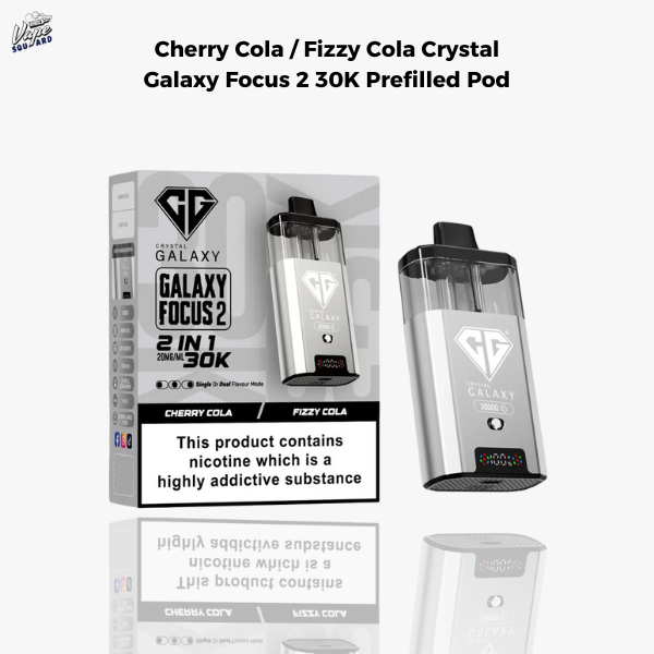 Cherry Cola / Fizzy Cola Crystal Galaxy Focus 2 30K Prefilled Pod