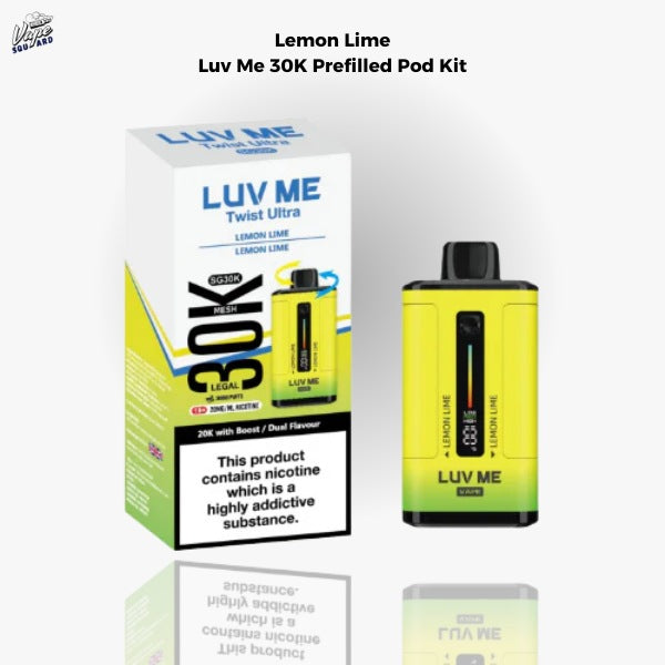Lemon Lime Luv Me 30K Prefilled Pod Kit