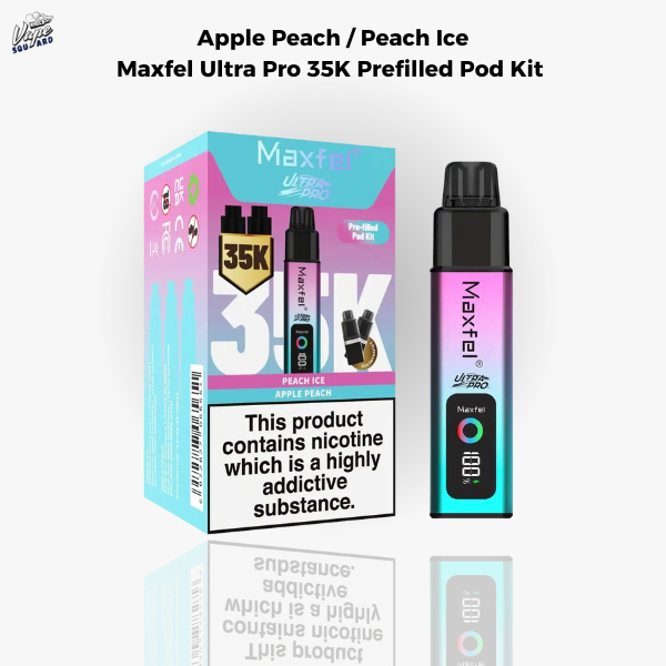 Apple Peach / Peach Ice Maxfel Ultra Pro 35K Prefilled Pod Kit