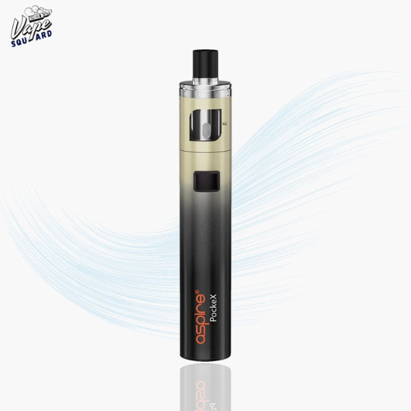 Gold Gradient Anniversary Edition Aspire Pockex All In One Starter Vape Kit