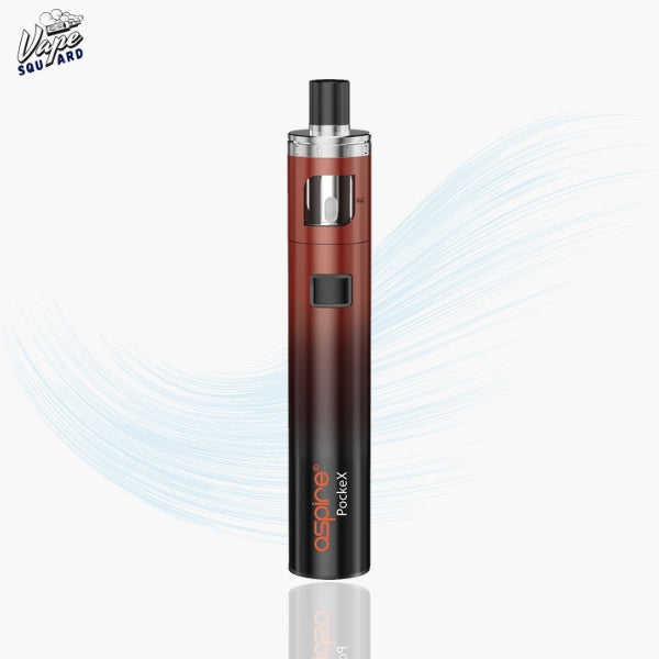 Red Gradient Anniversary Edition Aspire Pockex All In One Starter Vape Kit