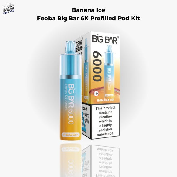 Banana Ice Feoba Big Bar 6K Prefilled Pod Kit