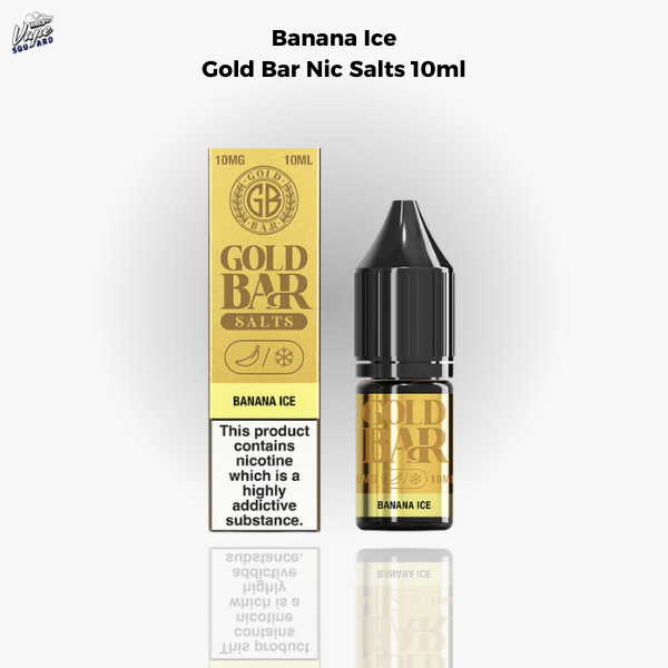 Banana Ice Gold Bar Nic Salts 10ml