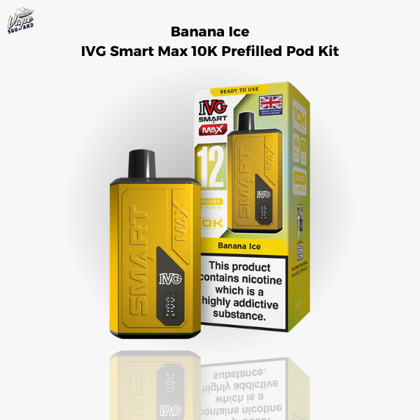 Banana Ice IVG Smart Max 10K Prefilled Pod Kit