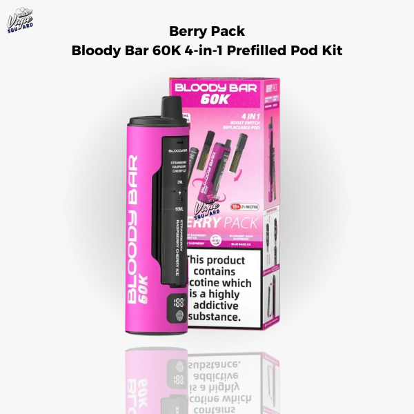 Berry Pack Bloody Bar 60K 4-in-1 Prefilled Pod Kit