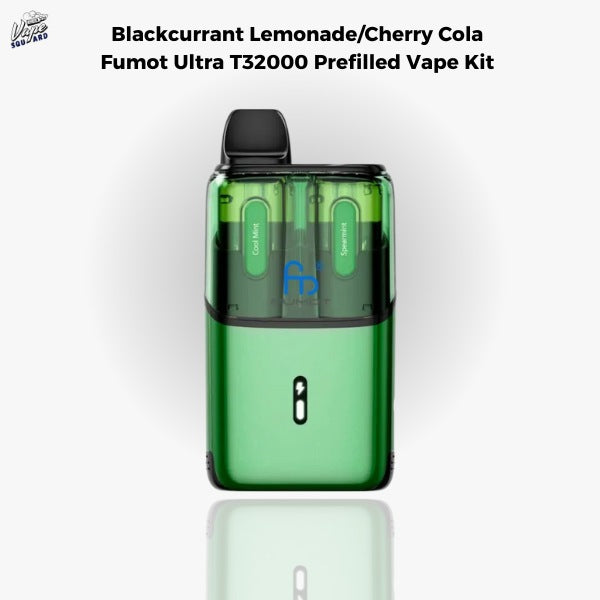 Blackcurrant Lemonade and Cherry Cola Fumot Ultra T32000 Prefilled Vape Kit