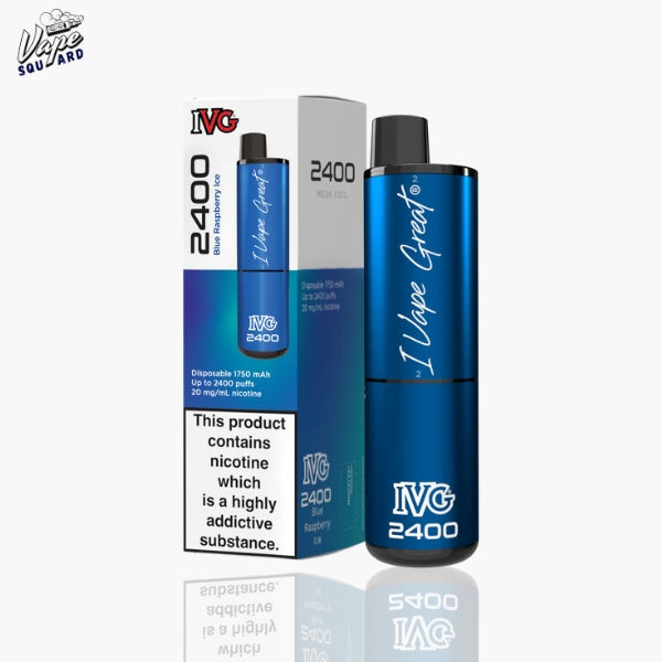 Blue Raspberry Ice IVG 2400 Prefilled Vape