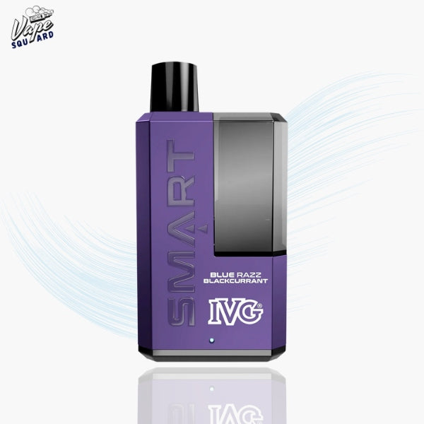 Blue Razz Blackcurrant IVG Smart 5500 Prefilled Vape