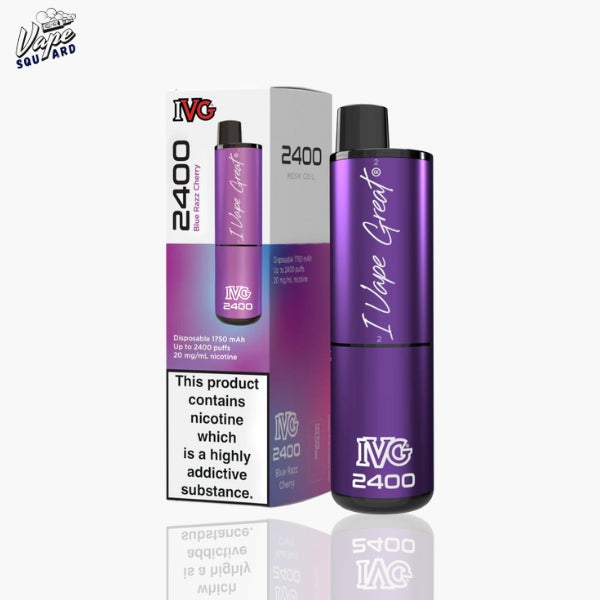 Blue Razz Cherry IVG 2400 Prefilled Vape