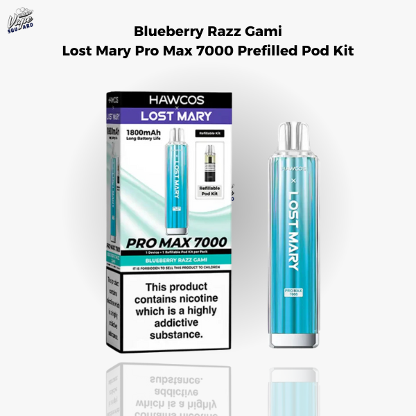 Blue Razz Gumi Lost Mary Pro Max 7000 Prefilled Pod Kit