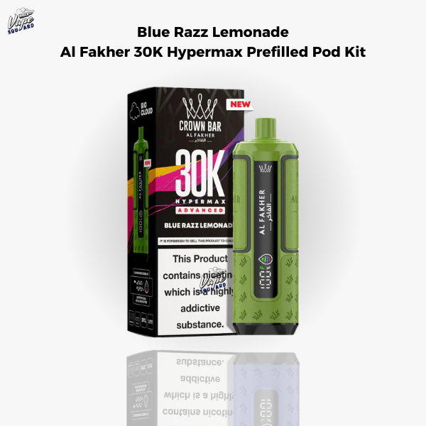 Blue Razz Lemonade Al Fakher 30K Hypermax Prefilled Pod Kit