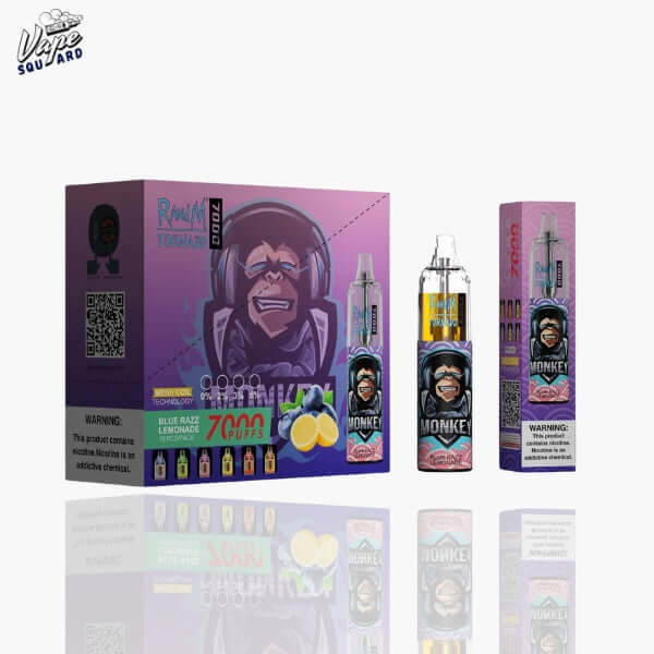 Blue Razz Lemonade RandM Tornado 7000 Puffs Prefilled Vape