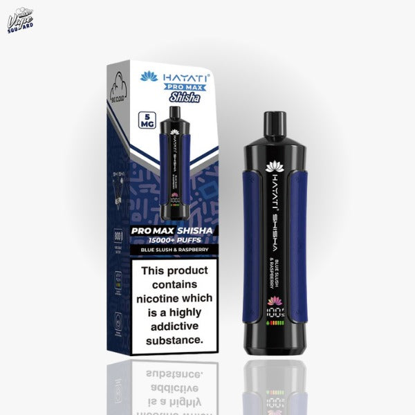 Blue Slush and Raspberry Hayati Pro Max Shisha 15000 Vape