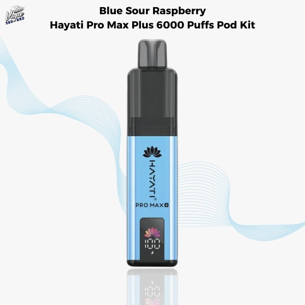 Blue Sour Raspberry Hayati Pro Max Plus 6000 Prefilled Pod Kit