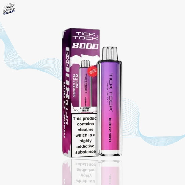 Blueberry Cherry Tick Tock Magic 8000 Disposable Vape
