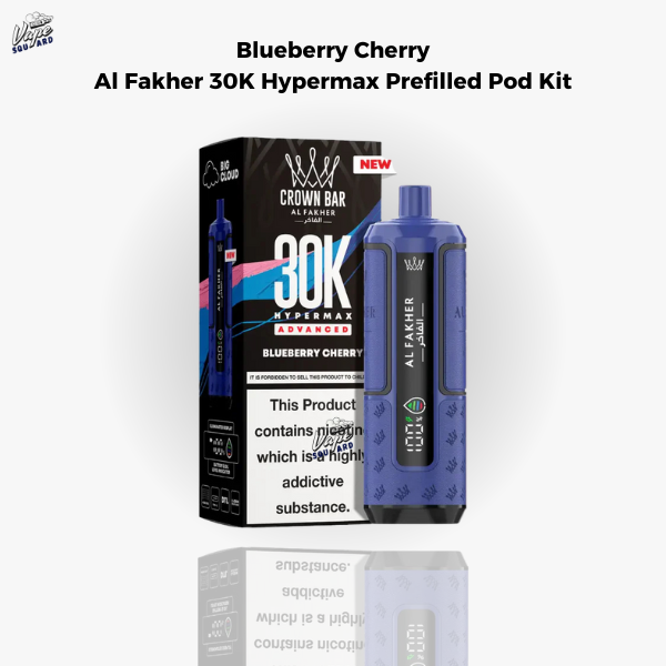 Blueberry Cherry Al Fakher 30K Hypermax Prefilled Pod Kit