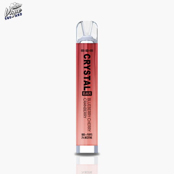 Blueberry Cherry Cranberry SKE Crystal Bar 600 Prefilled Vape