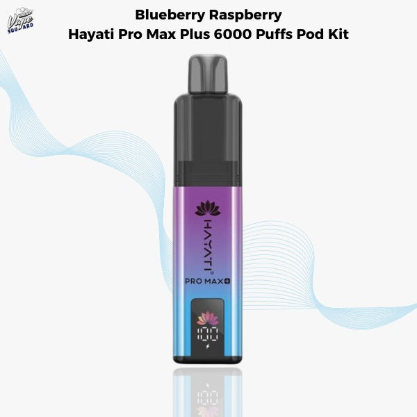 Blueberry Raspberry Hayati Pro Max Plus 6000 Prefilled Pod Kit