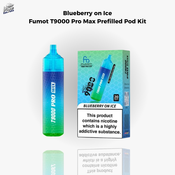 Blueberry on Ice Fumot T9000 Pro Max Prefilled Pod Kit