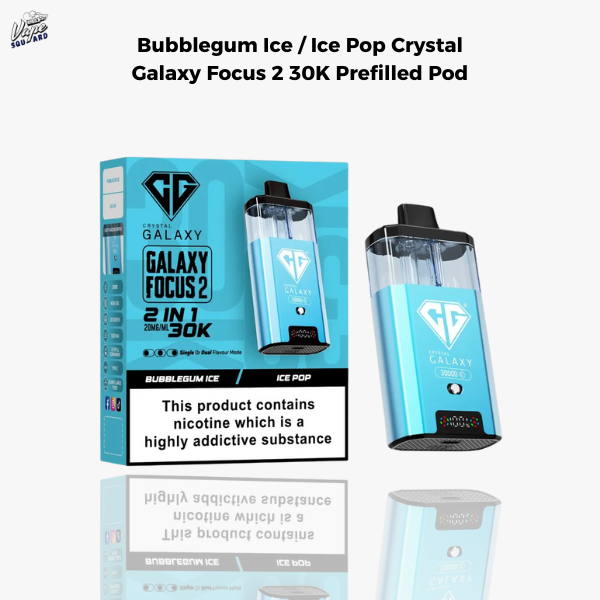 Bubblegum Ice / Ice Pop Crystal Galaxy Focus 2 30K Prefilled Pod