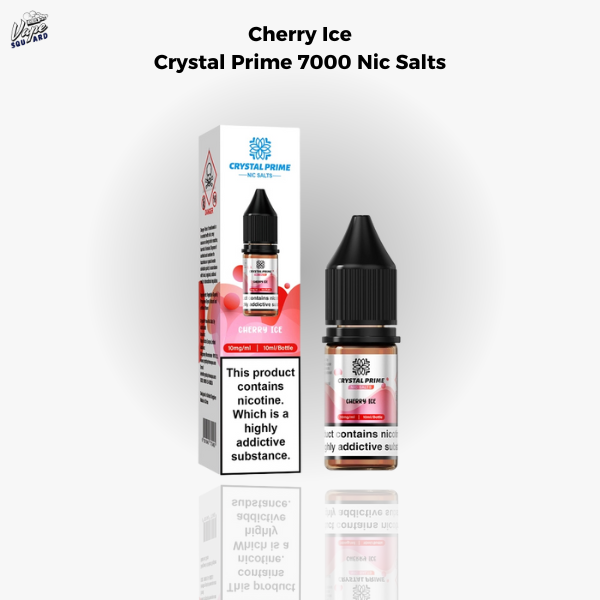 Cherry Ice Crystal Prime 7000 Nic Salts (Box of 10)