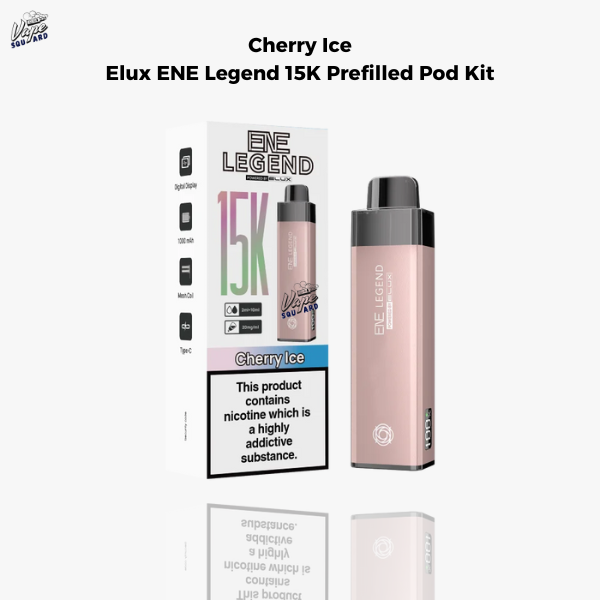Cherry Ice Elux ENE Legend 15K Prefilled Pod Kit
