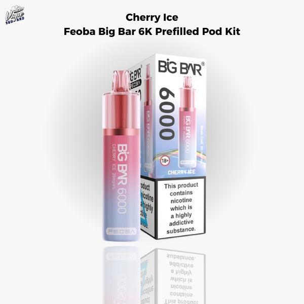 Cherry Ice Feoba Big Bar 6K Prefilled Pod Kit