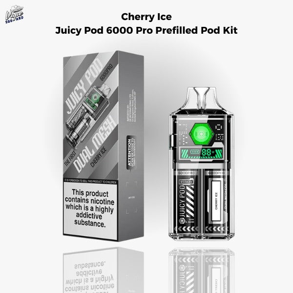 Cherry Ice Juicy Pod 6000 Pro Prefilled Pod Kit