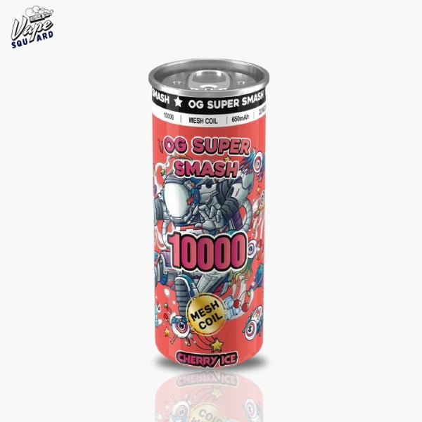 Cherry Ice OG Super Smash 10000 Puffs Prefilled Vape