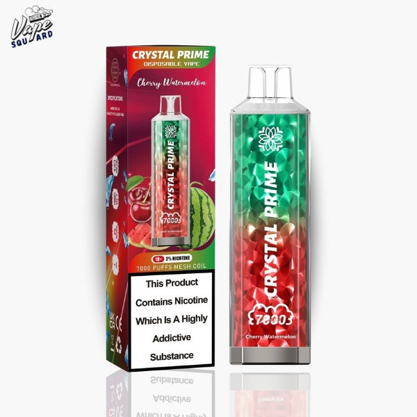 Cherry Watermelon Crystal Prime 7000 Prefilled Vape
