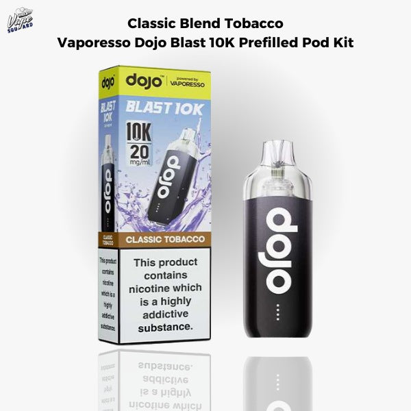 Classic Blend Tobacco Vaporesso Dojo Blast 10K Prefilled Pod Kit