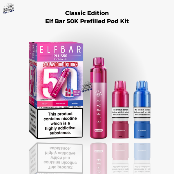 Classic Edition Elf Bar 50K Prefilled Pod Kit