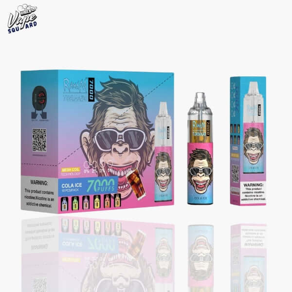 Cola Ice RandM Tornado 7000 Puffs Prefilled Vape